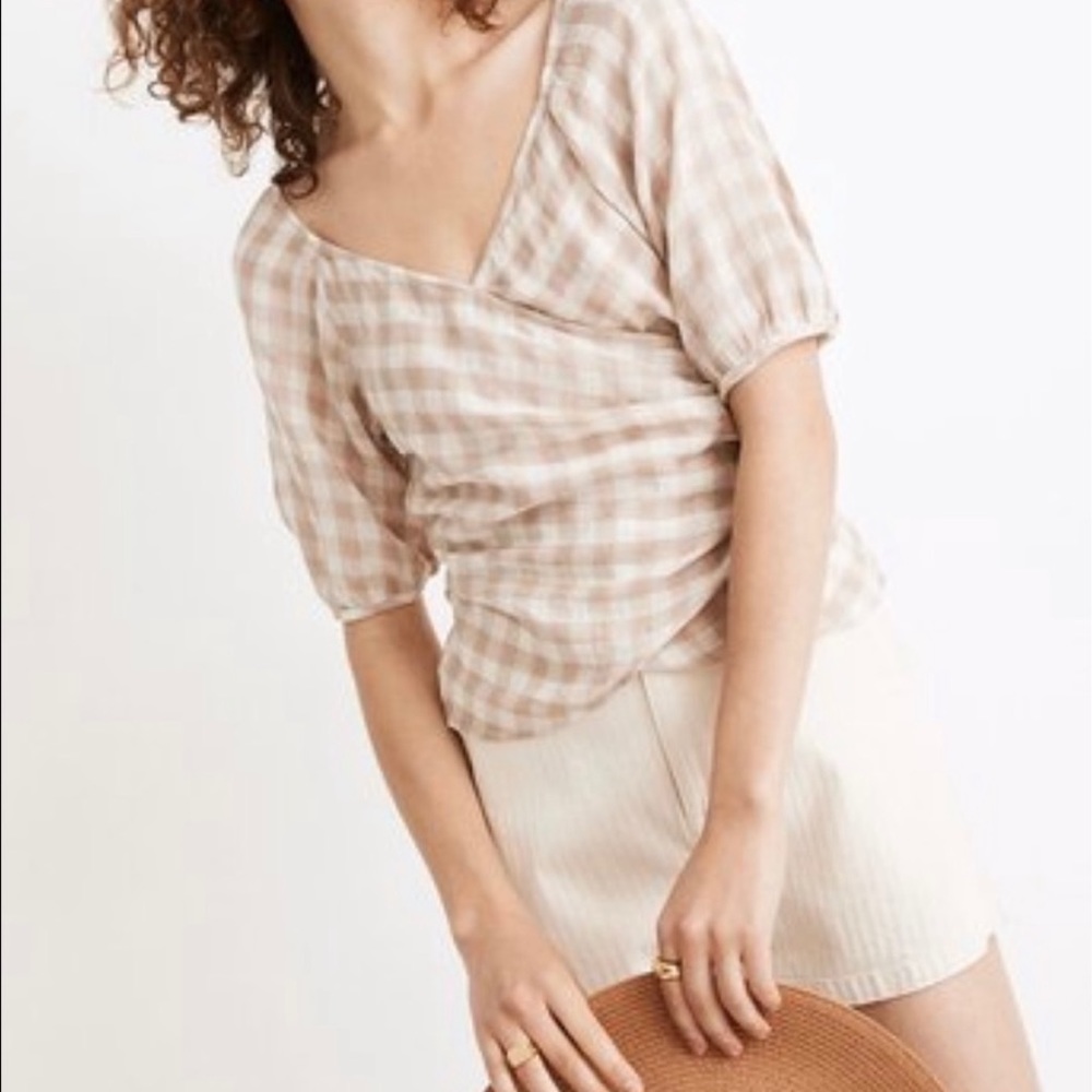 Madewell Gingham Blouse